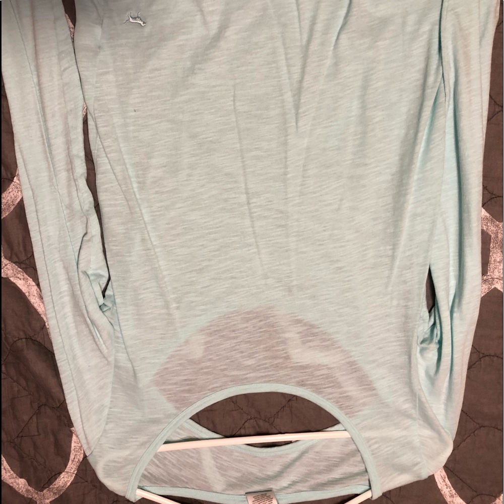 Pink long sleeve T-shirt